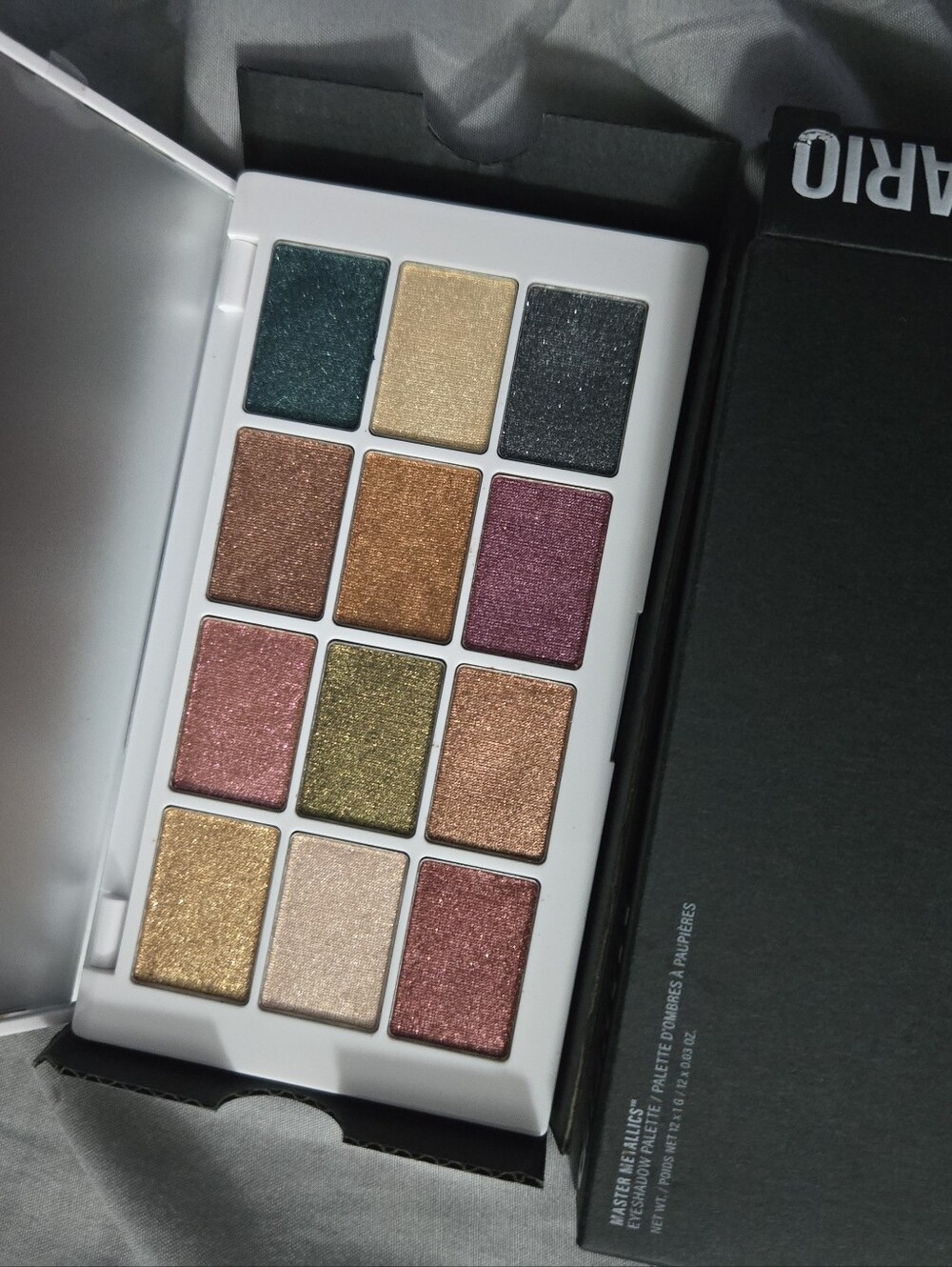 Makeup By Mario Palette with Black, Rose Gold & Tan Packaged Makeup - Picture 6 of 8